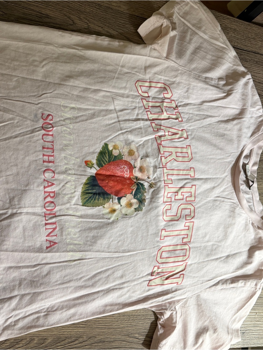 Francesca's Soft Blush Tee - Pale Pink
